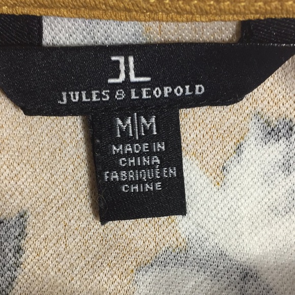 Jules & Leopold 3/4 Sleeve Floral Top Size M/M - Picture 7 of 9